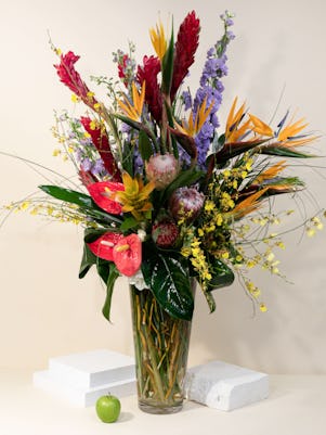 Exotic Colorful Cheer in a Vase
